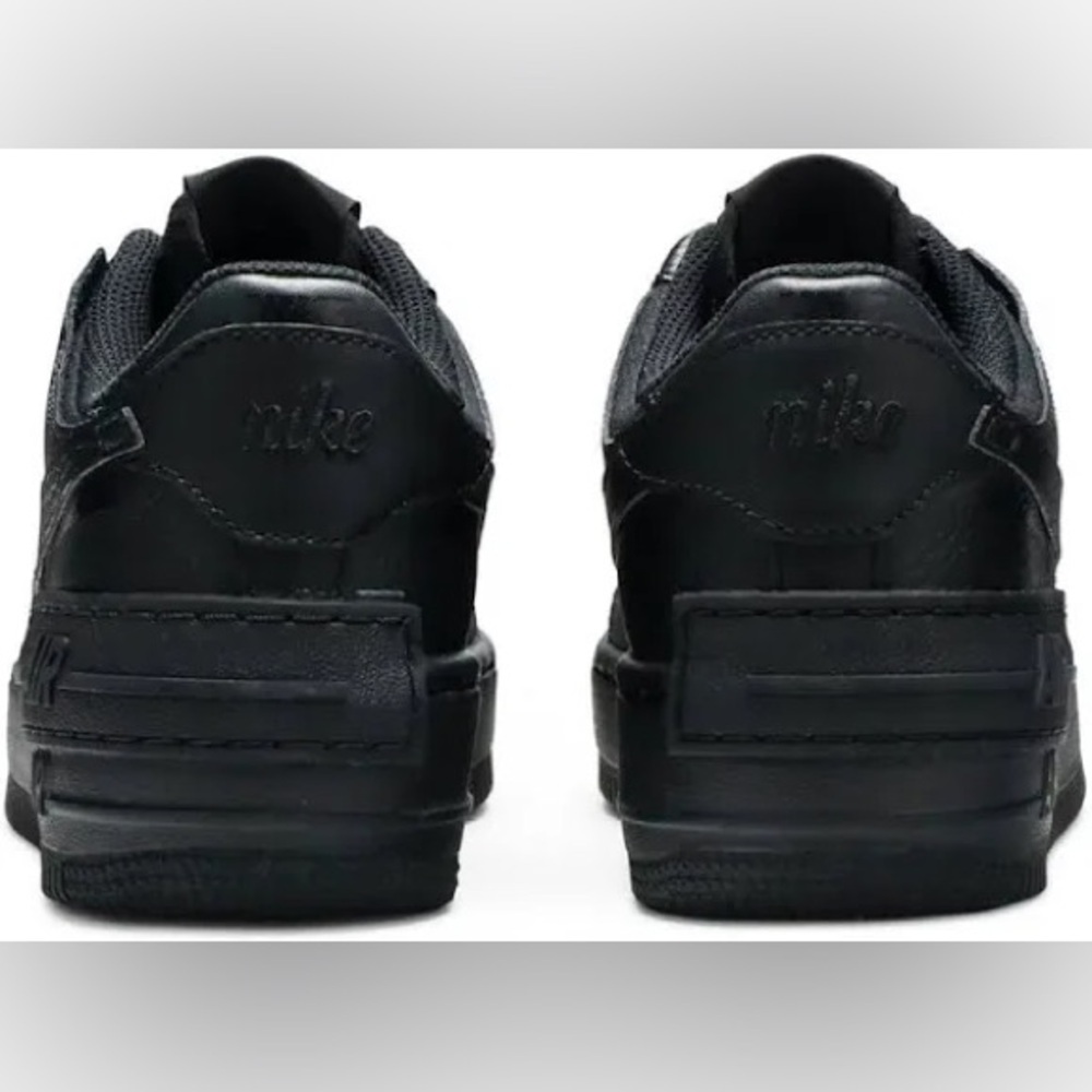 Air Force One shadow women’s black sneakers size 9.5 US. - Picture 3 of 17